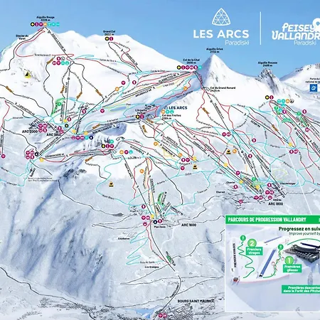 3 Pers à Arc 1600, Balcon Exposé Sud, Skis Aux Pieds, Wifi - Fr-1-411-421 *